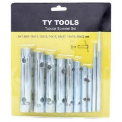 Lot De 10 Clés Tubulaires 6 à 22 Mm, Clés à Tubes, Clés à Bougie Pour Visser La Bougie, Démontage/Montage De Robinetterie Et Mitigeurs, Dévisser Des Boulons Inaccessibles -Silverols Magasin 98639068 4